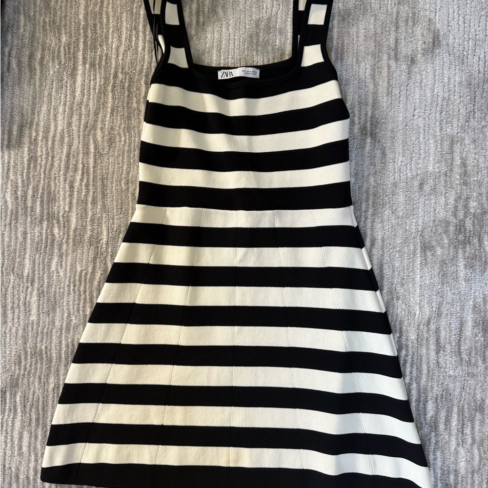 Zara Monochrome Knit dress